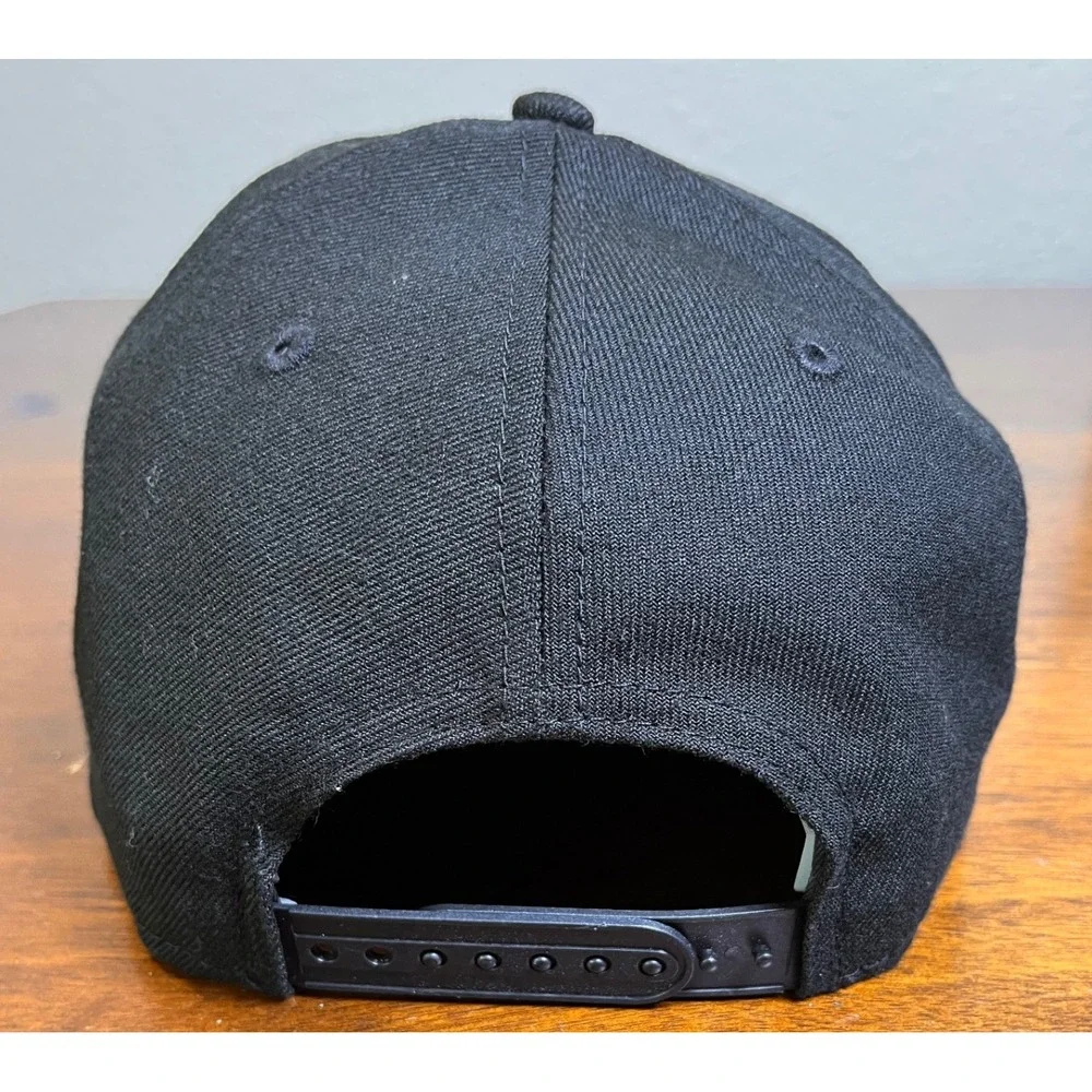 New Era 9FIFTY Las Vegas Raiders Snapback Hat Black NFL Cap OSFM Preowned